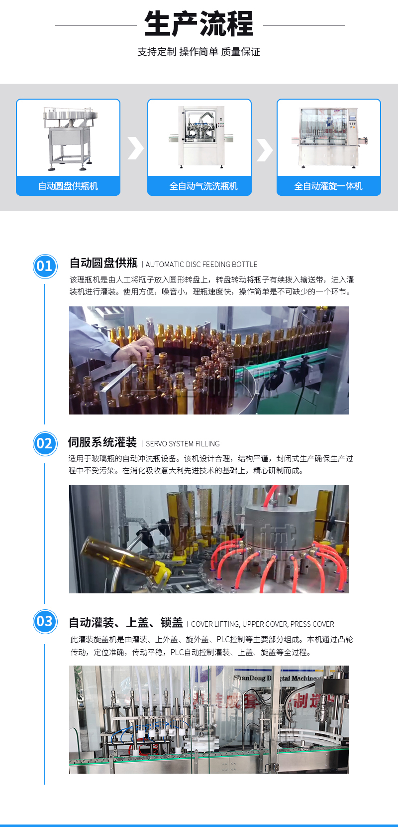 核桃油灌裝旋蓋生產線